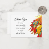 抽象芸術アフリカ革サンキューカード ノートカード (正面/裏面インサイチュ)