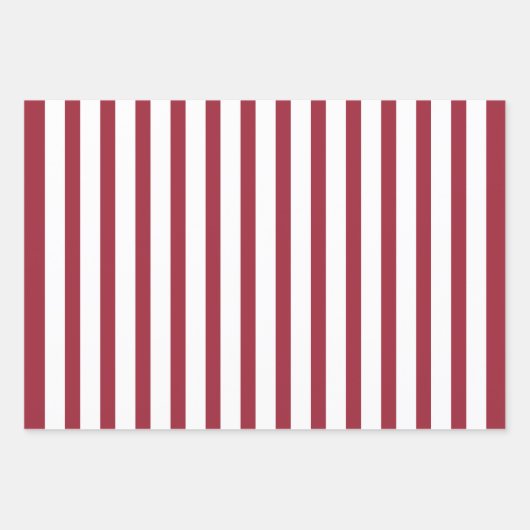 抽象芸術アメリカ国旗の赤白青スターストライプズ ラッピングペーパーシート (正面)