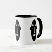 抽象芸術アモダンフリカ工芸 マグカップ (正面右)