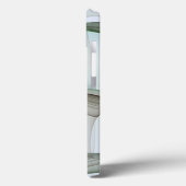 抽象芸術アモダンートターコイズブラウン金ゴールドイニシャル Case-Mate iPhoneケース (裏面 / 左)