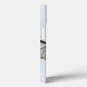 抽象芸術アモダンートターコイズブラウン金ゴールドイニシャル Case-Mate iPhoneケース (裏面 / 右)