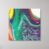 抽象芸術アユニークートカラフルキャンバス印刷 キャンバスプリント (正面)