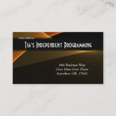 抽象芸術アユニークート両面名刺 名刺 (正面)