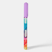 抽象芸術アルコールインクスタイルレインボーモノグラムの Case-Mate iPhoneケース (裏面 / 右)