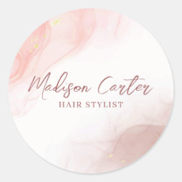 抽象芸術アルコールインク液シール ラウンドシール