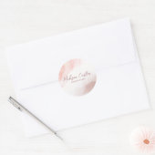 抽象芸術アルコールインク液シール ラウンドシール (封筒)