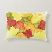 抽象芸術アルコールインク12"x16" アクセントクッション (裏面)