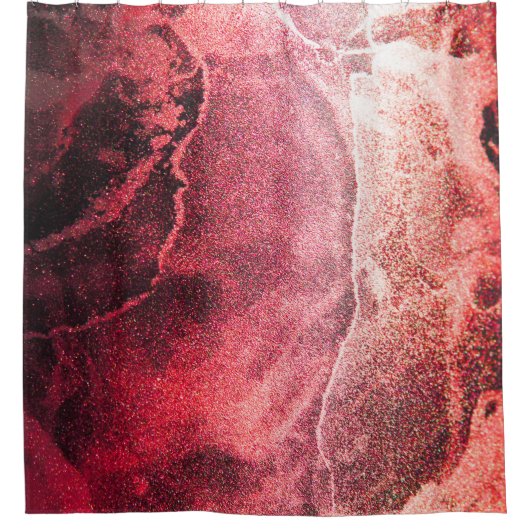 抽象芸術アルコ絵画ールイモダンンクの芸術背景 シャワーカーテン (正面)