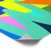 抽象芸術アルファベッモダントアート ポスター (角)