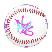 抽象芸術アローズ野球 野球ボール (正面左)