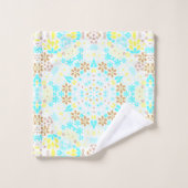 抽象芸術アンティークモロッコ装飾装飾デコールパターン バスタオルセット (ウォッシュタオル)