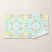 抽象芸術アンティークモロッコ装飾装飾デコールパターン バスタオルセット (ハンドタオル)