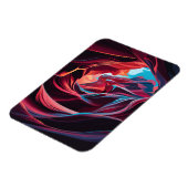 抽象芸術アンテロープキャニオンアリゾナ マグネット (左側)