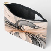 抽象芸術アントラサイエンナモダンフラクタルアート アクセサリーポーチ (見開き)