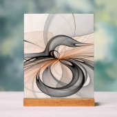 抽象芸術アントラサイエンナモダンフラクタルアート アクリルサイン (ニュートラル)