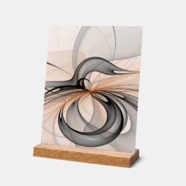 抽象芸術アントラサイエンナモダンフラクタルアート アクリルサイン