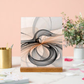 抽象芸術アントラサイエンナモダンフラクタルアート アクリルサイン (ウェディング)