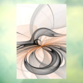 抽象芸術アントラサイエンナモダンフラクタルアート ウィンドウサイン (シート3)