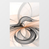 抽象芸術アントラサイエンナモダンフラクタルアート ウィンドウサイン (シート)