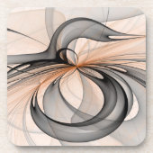 抽象芸術アントラサイエンナモダンフラクタルアート コースター (正面)