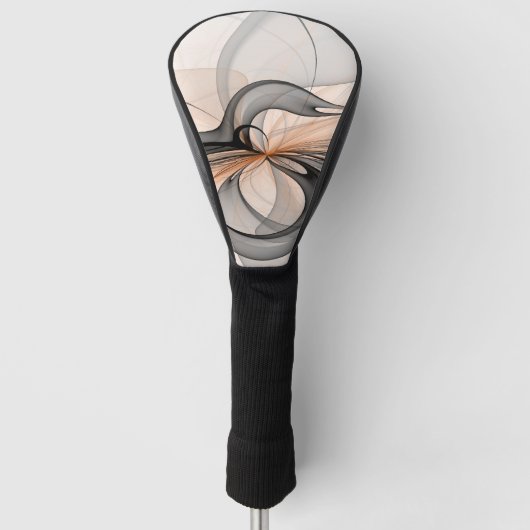 抽象芸術アントラサイエンナモダンフラクタルアート ゴルフヘッドカバー (正面)