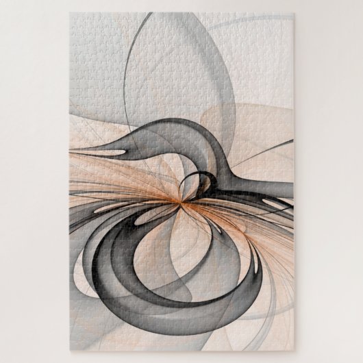 抽象芸術アントラサイエンナモダンフラクタルアート ジグソーパズル (縦)