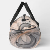 抽象芸術アントラサイエンナモダンフラクタルアート ダッフルバッグ (右)