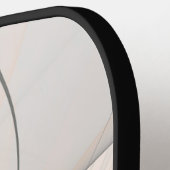 抽象芸術アントラサイエンナモダンフラクタルアート ピックルボールラケット (左詳細)