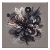 抽象芸術アントラサイエンナモダンフラクタルアート フォトプリント            (正面)