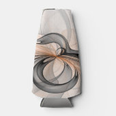 抽象芸術アントラサイエンナモダンフラクタルアート ボトルクーラー (正面)