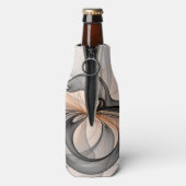 抽象芸術アントラサイエンナモダンフラクタルアート ボトルクーラー (ボトル裏面)