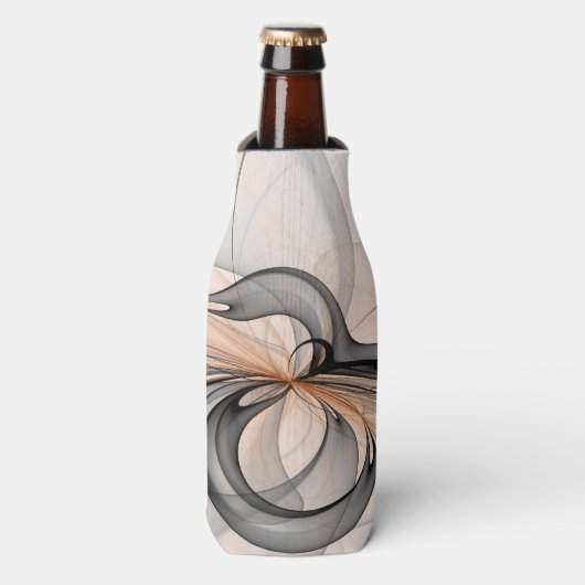 抽象芸術アントラサイエンナモダンフラクタルアート ボトルクーラー (ボトル正面)