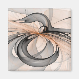 抽象芸術アントラサイエンナモダンフラクタルアート マグネット