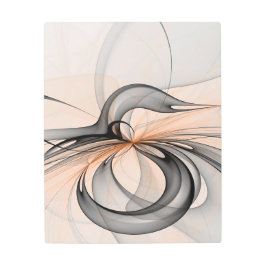 抽象芸術アントラサイエンナモダンフラクタルアート メタルプリント