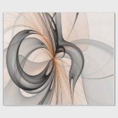 抽象芸術アントラサイエンナモダンフラクタルアート ラッピングペーパー (フラット)