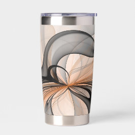 抽象芸術アントラサイエンナモダンフラクタルアート 保温保冷タンブラー