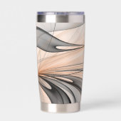 抽象芸術アントラサイエンナモダンフラクタルアート 保温保冷タンブラー (背面)