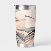 抽象芸術アントラサイエンナモダンフラクタルアート 保温保冷タンブラー (右面)