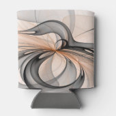 抽象芸術アントラサイエンナモダンフラクタルアート 缶クーラー (裏面)