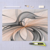 抽象芸術アントラサイエンナモダンフラクタルアート 薄葉紙 (クラフト)