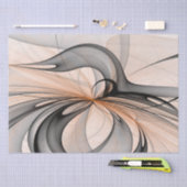 抽象芸術アントラサイエンナモダンフラクタルアート 薄葉紙 (クラフト)