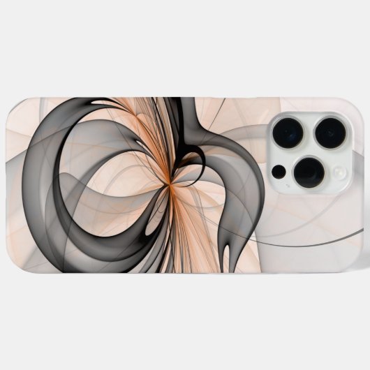 抽象芸術アントラサイエンナモダンフラクタルアート Case-Mate iPhoneケース (裏面 (横))