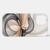 抽象芸術アントラサイエンナモダンフラクタルアート Case-Mate iPhoneケース (裏面 (横))