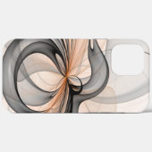 抽象芸術アントラサイエンナモダンフラクタルアート Case-Mate iPhoneケース (裏面 (横))