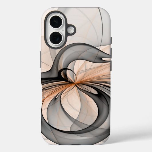 抽象芸術アントラサイエンナモダンフラクタルアート Case-Mate iPhoneケース (裏面)