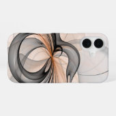 抽象芸術アントラサイエンナモダンフラクタルアート iPhone 16ケース (裏面横)