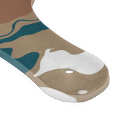 抽象芸術アースカモフラージブラウン カッティングボード (角)