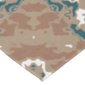 抽象芸術アースカモフラージブラウン テーブルクロス (アングル)