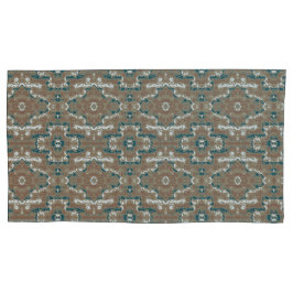 抽象芸術アースカモフラージブラウン 枕カバー