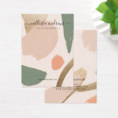 抽象芸術アーストーン金ゴールドイヤリングネックレスディスプレイ (デスク)